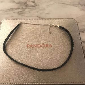 Pandora Black Woven Choker